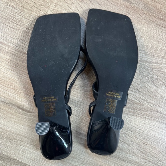New Jeffrey Campbell Fused Sandal Kitten Heel Shoes Open Toe in Black 9.5 - Picture 12 of 12